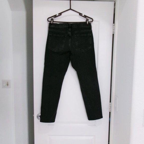 Everlane Distressed Black Skinny Jeans Men's 32 / 30 Inseam 27" - Picture 7 of 13